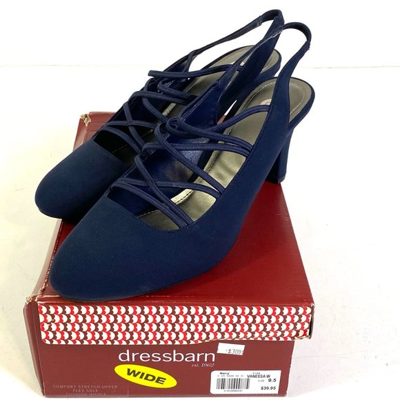 navy blue dress shoes wide width